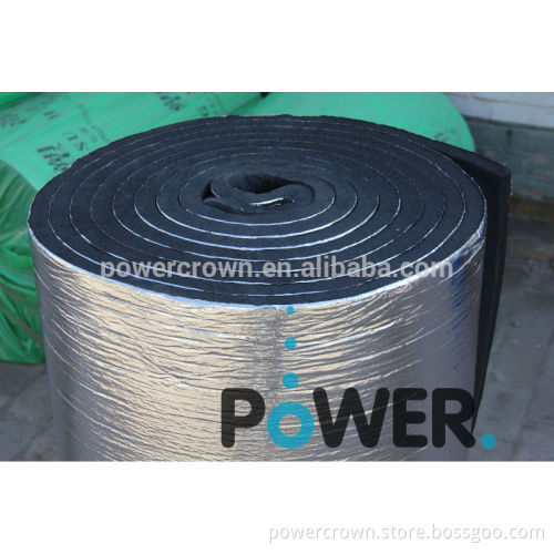 high quality NBR/PVC rubber foam sheet with aluminum foil made in china